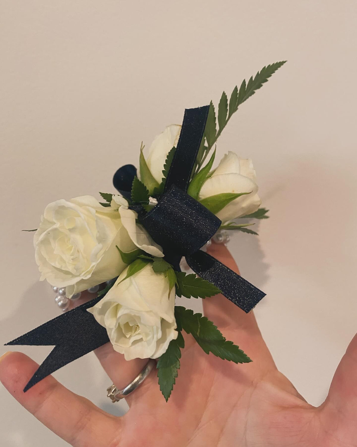 Ball corsage- Pearl Bracelet