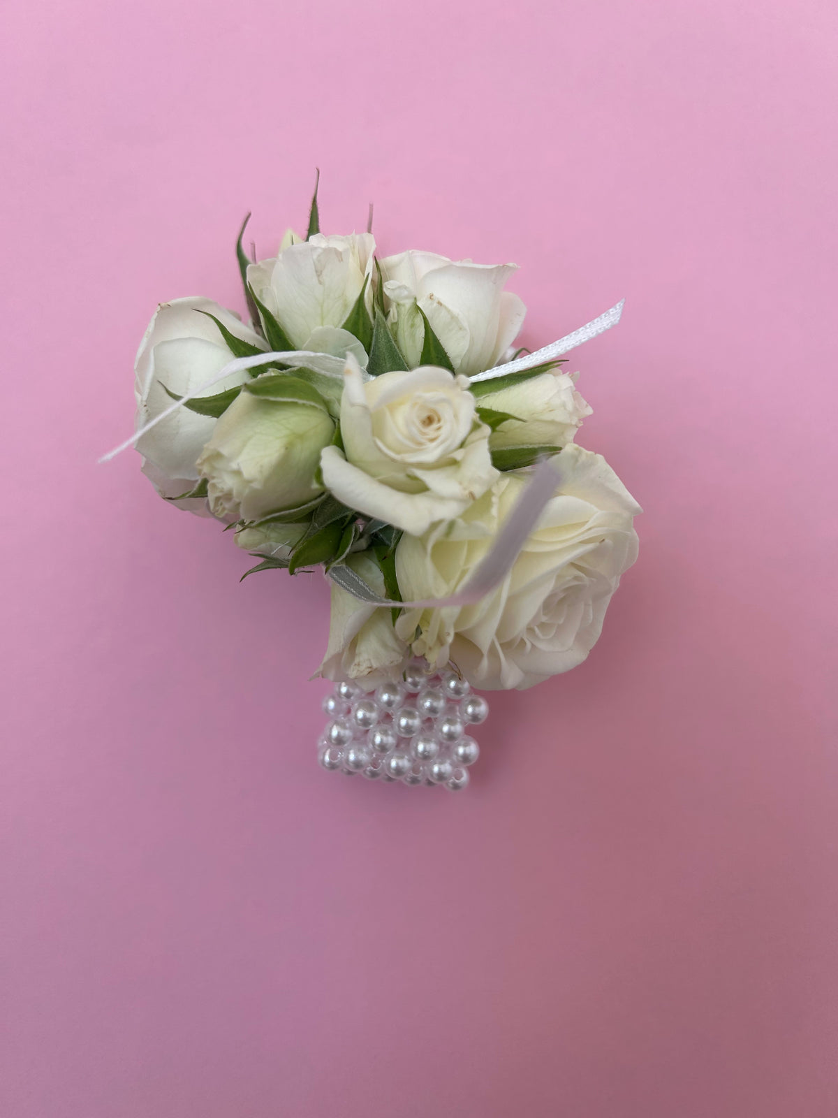 Ball corsage- Pearl Bracelet