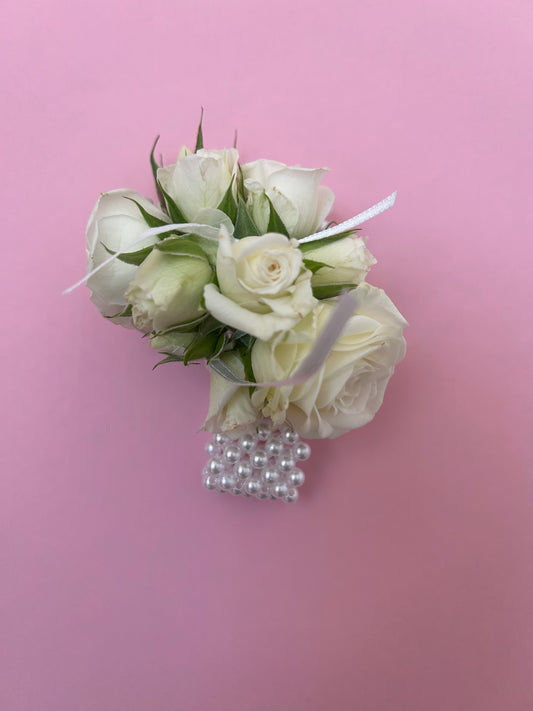 Ball corsage- Pearl Bracelet